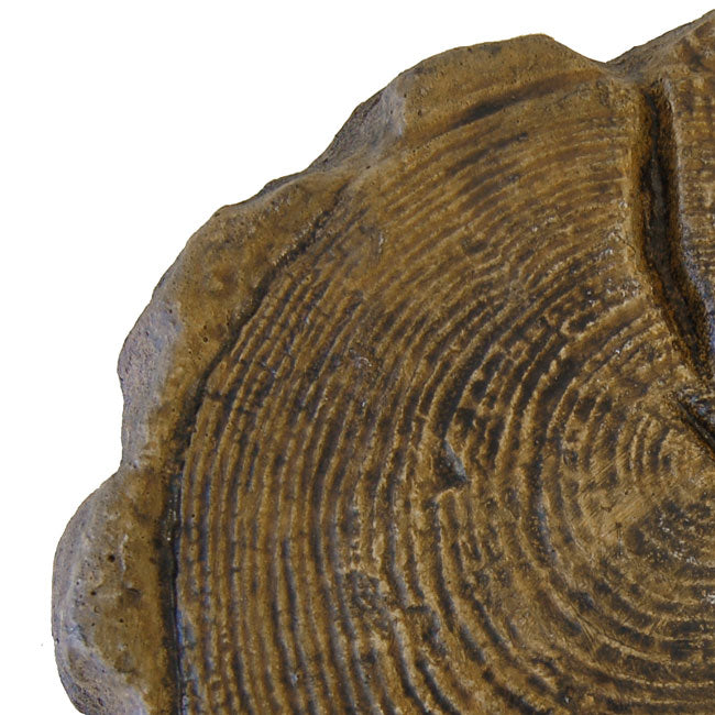 Athens Small Log Stepping Stones, Espresso, Pack of 2