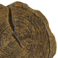 Athens Small Log Stepping Stones, Espresso, Pack of 2