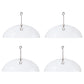 Aspects Super Domes, Clear, 18" dia., Pack of 4