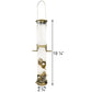 Aspects Wild Bird Seed Tube Feeders, Lg., Ant. Brass, 2 Pack