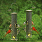 Aspects Big Tube Wild Bird Feeders, Antique Brass, 2 Pack