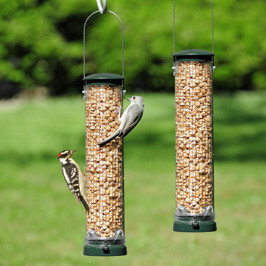 Aspects Quick-Clean Peanut Mesh Bird Feeders, Spruce, 2 Pack