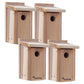 Audubon Cedar Bluebird Houses, Pack of 4