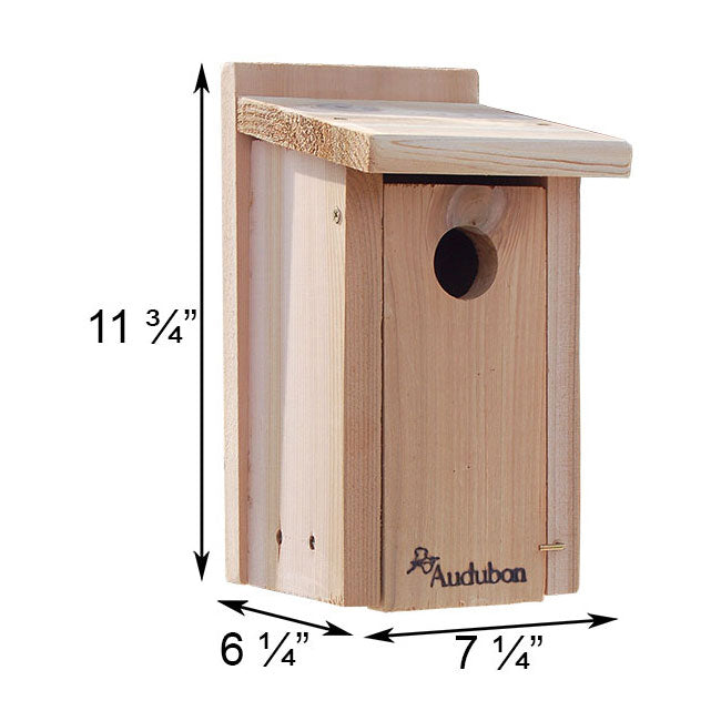 Audubon Cedar Bluebird Houses, Pack of 4