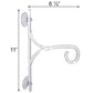 Audubon Window Glass Hangers, Clear, 11", Pack of 6