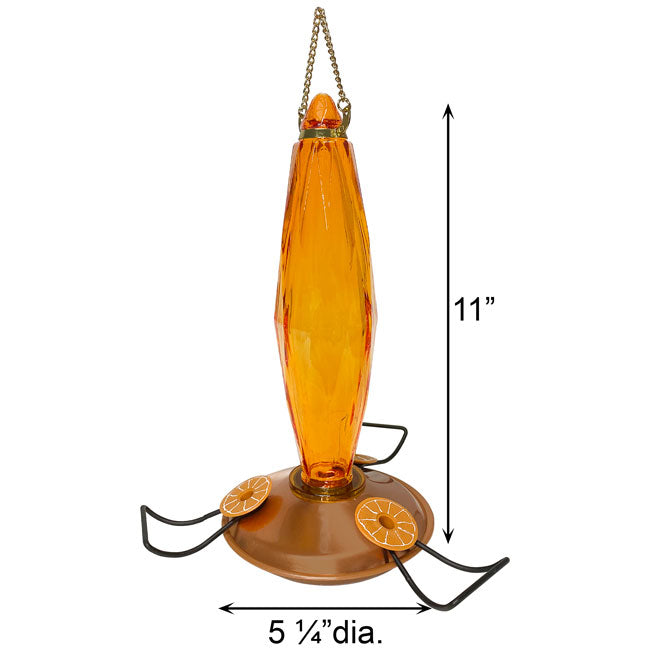 Audubon Cut Glass Oriole Feeder with Oriole Nectar