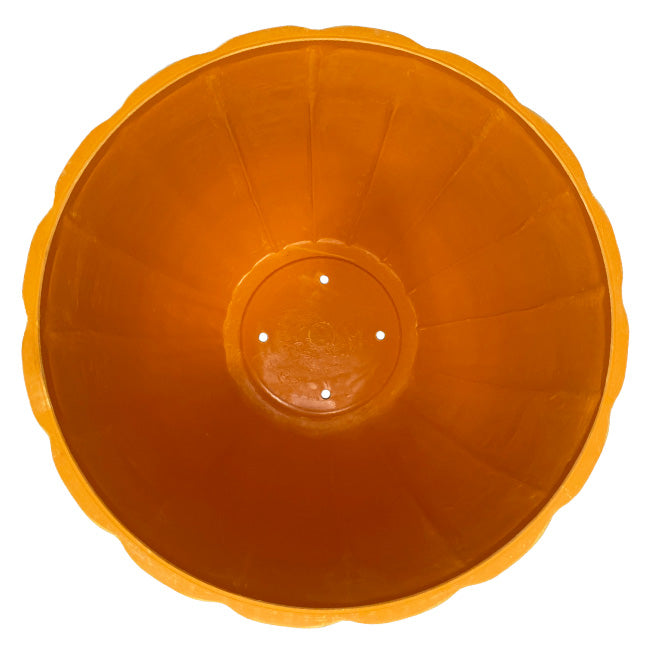 Urban Gardener Jack-O-Lantern Fiber Clay Pot Set