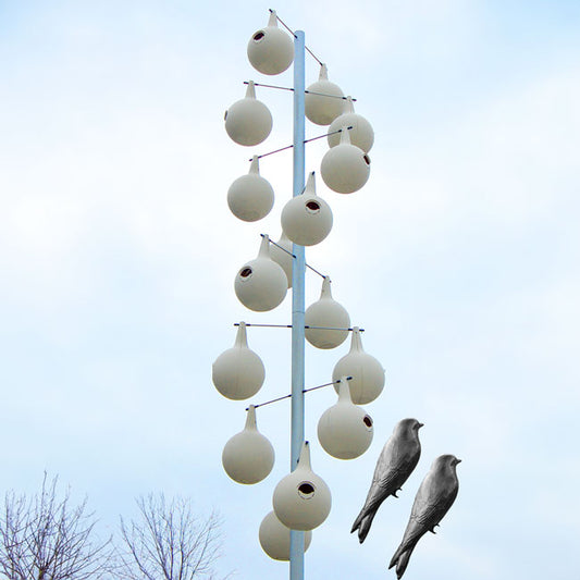 Heath 2-Piece Martin Gourds w/ Heavy-Duty Aluminum Pole Kit