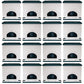 Heritage Farms Quad Pod Purple Martin House Package, 16 Room
