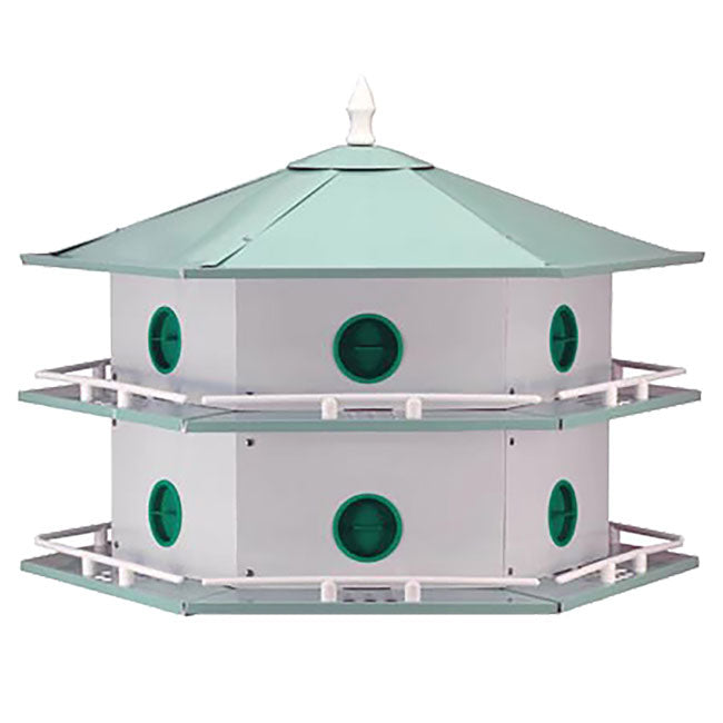 Heath 12-Room Deluxe Purple Martin House & Decoys