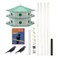 Heath 12-Room Deluxe Purple Martin House Package