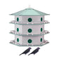 Heath 18-Room Deluxe Purple Martin House with Decoys