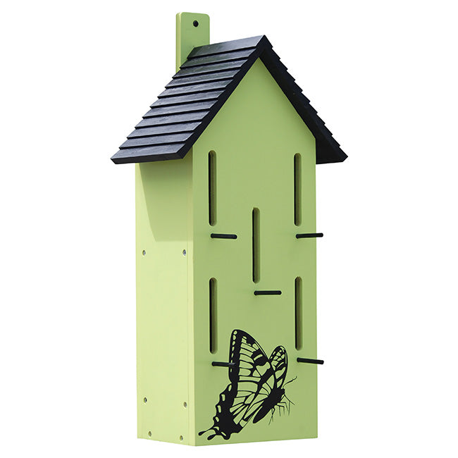 BestNest Classic Butterfly House with Perches, Green