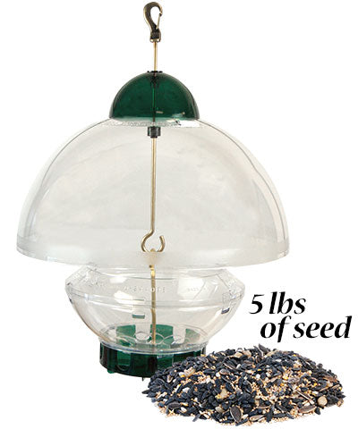Big Top Squirrel Resistant Bird Feeder w/Divine Blend Seed