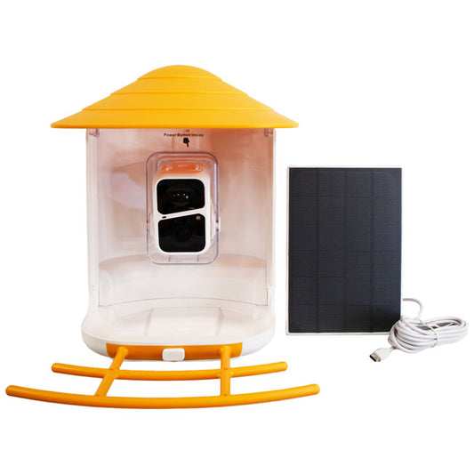 BeakView Bird Feeder Camera with Solar Panel