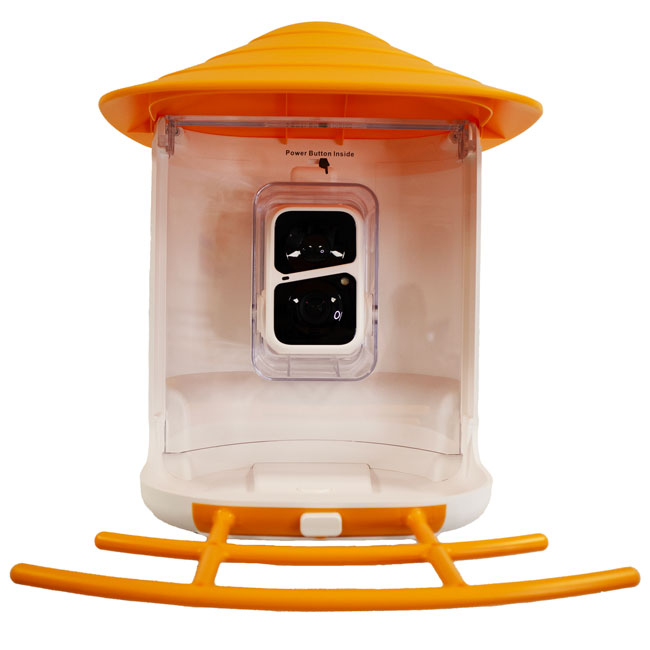 BeakView Bird Feeder Camera w/Solar Panel & Waste Free Seed