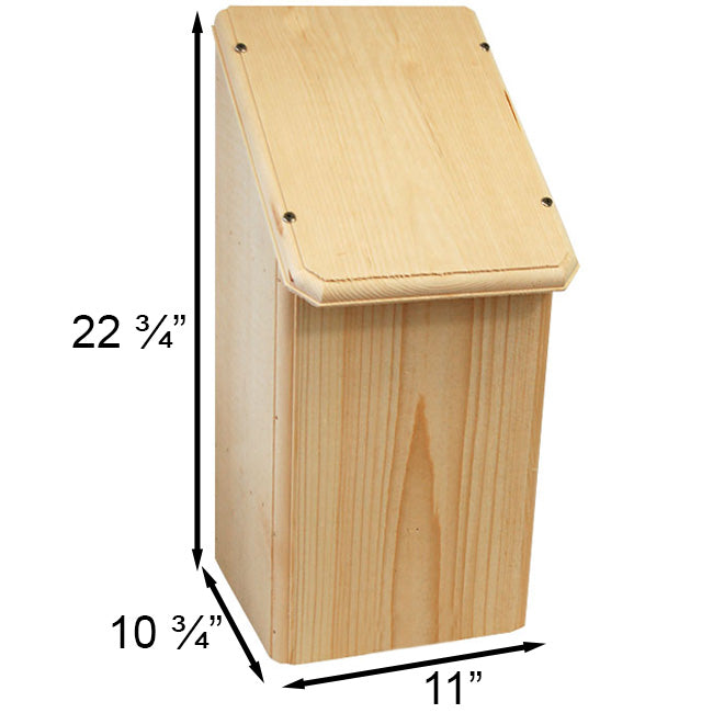 Coveside Bat Mansion, 150 bats