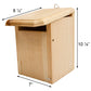 Coveside Sparrow-Resistant Western Bluebird House