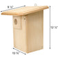 Coveside Classic Western Bluebird House w/ Extra Large Roof