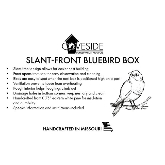 Coveside Slant-Front Bluebird Box