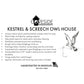 Coveside Kestrel & Screech Owl House