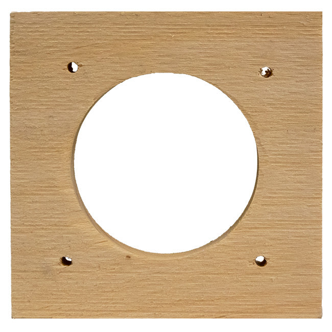 Coveside Wood Predator Guard, 3" dia. hole