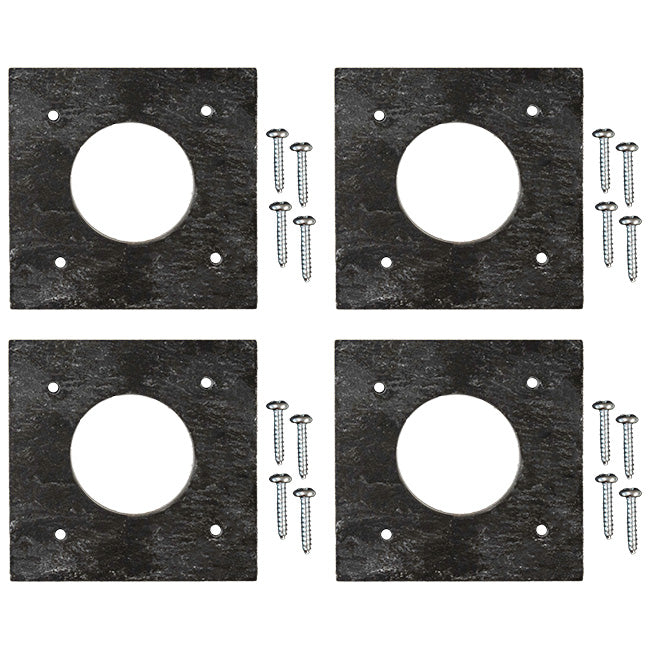 Coveside Slate Hole Protectors, 1.5" dia. hole, Pack of 4