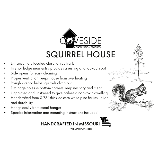 Coveside Squirrel House