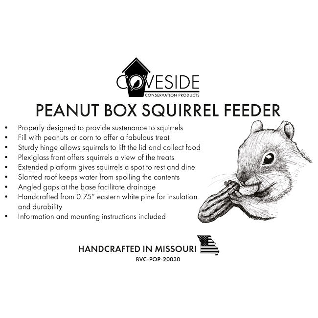 Coveside Peanut Box Squirrel Feeder