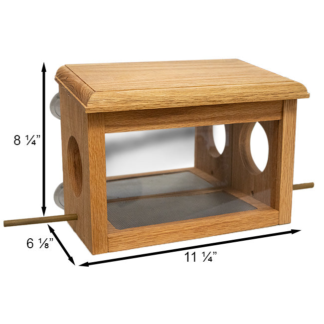 Coveside Premium Dual Side Entry Window Bird Feeder
