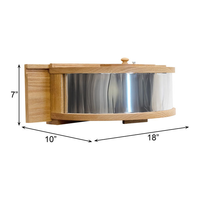 Coveside Panoramic In-House Bird Feeder with Mirrored Back