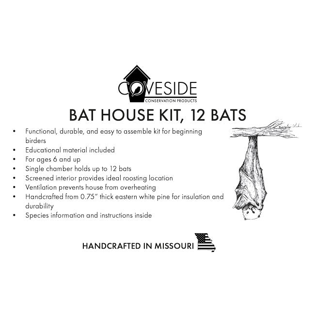 Coveside Bat House Kits, Club Pack of 6
