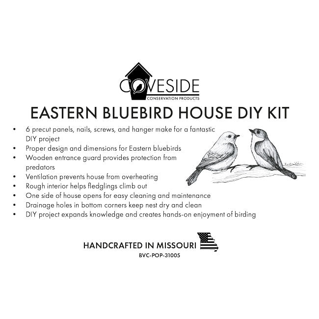 Coveside Eastern Bluebird House DIY Kit