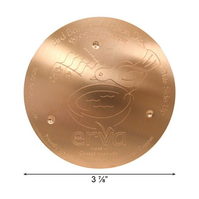 Erva Bird Bath Purification Disks, Copper, Pack of 4