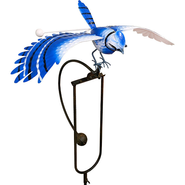 Esschert Design Flying Blue Jay and Cardinal Rocker Kit