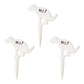 Esschert Design Cast Iron "NO!" Pooping Yard Sign, Wht, 3 Pk