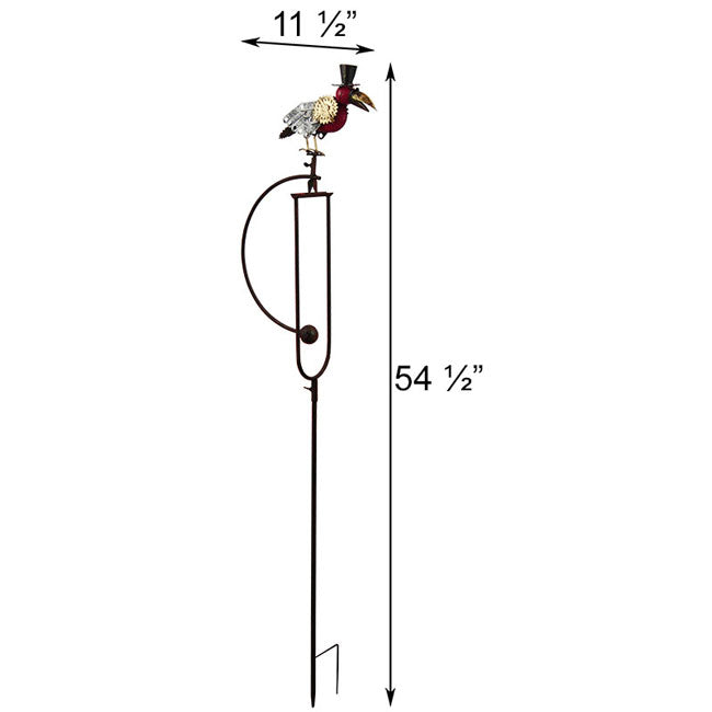 Esschert Staked Metal Mechanical Bird Rockers Package