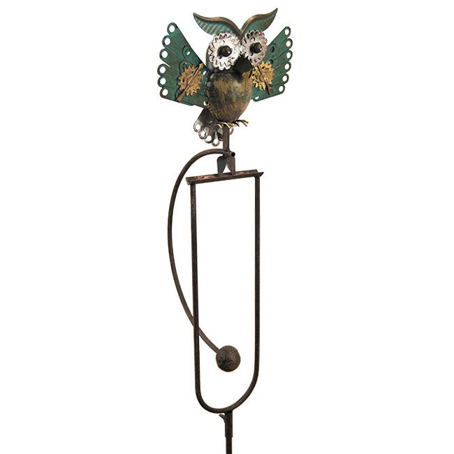 Esschert Staked Metal Mechanical Bird Rockers Package