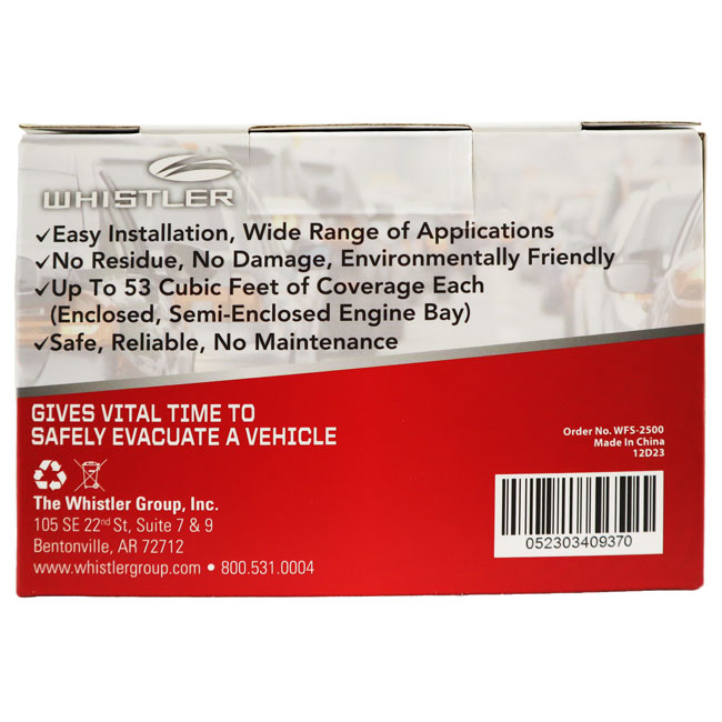 Whistler Multi-Purpose Fire Suppressants, Pack of 6