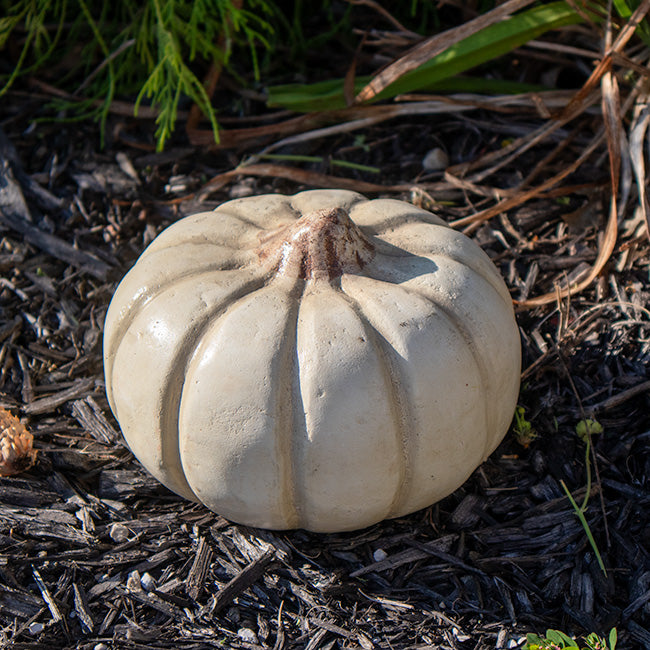 Artisanal Squash Pumpkin Statues, Pack of 2