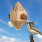 GreenBird Unassembled Wren Houses w/Nesting Material, 2 Pack