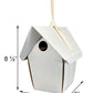 GreenBird Unassembled Wren Houses w/Nesting Material, 2 Pack