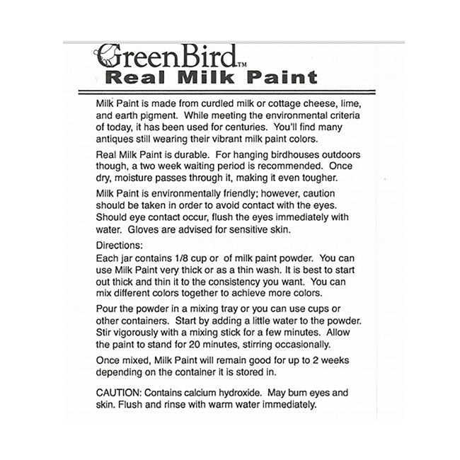 GreenBird Real Milk Paint Powders, 2 Boxes