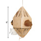 GreenBird Unassembled Wren Houses w/Nesting Material, 2 Pack