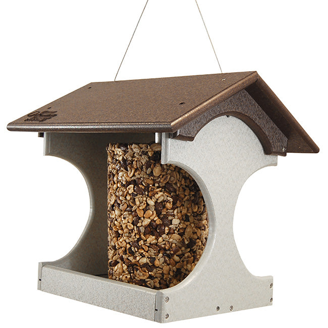 Recycled Plastic Suet Log Bird Feeder & Seed Logs