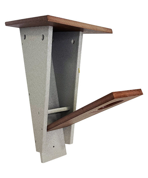 Amish Made Recycled Plastic Slant-Front Bluebird House, Brn