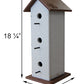 Amish Made Recycled Plastic Triple Wren House, Vertical
