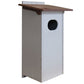 Amish Made Recycled Plastic Wood Duck House, Brown and Gray