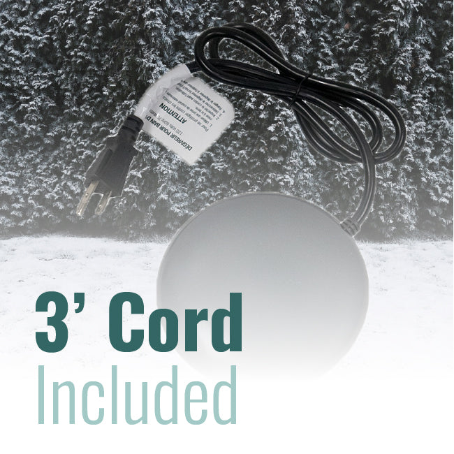 Wild Bird Lover's Aluminum Bird Bath Deicer, 70 Watts