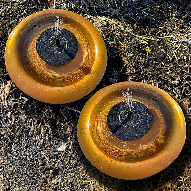 Wild Bird Lover’s Solar Powered Bird Bath Fountain